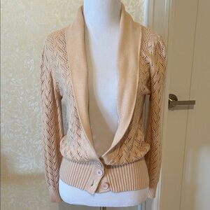 Elegant Beige / Blush Women's Cardigan